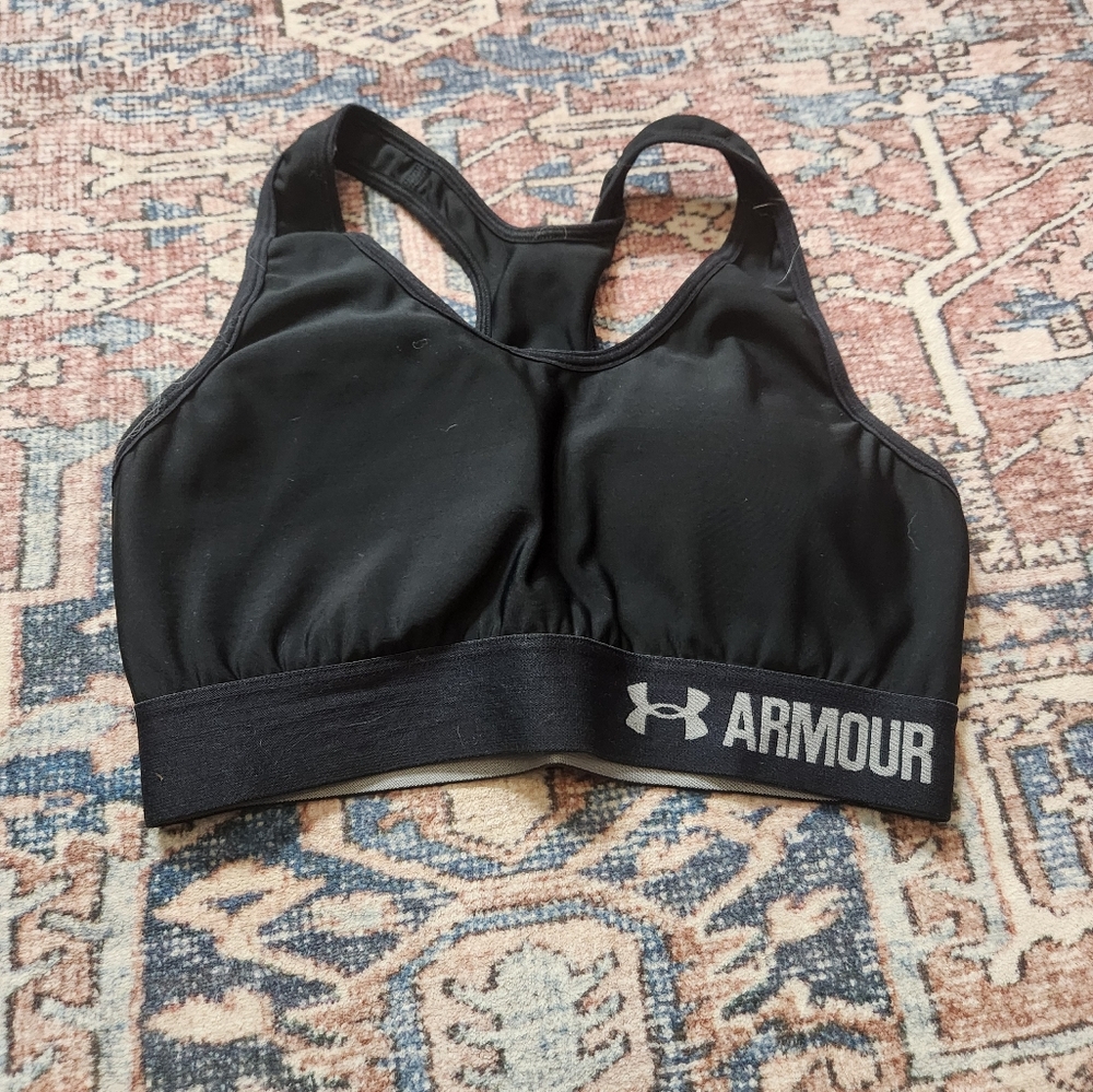 Under armour Black high impact sports bra XS